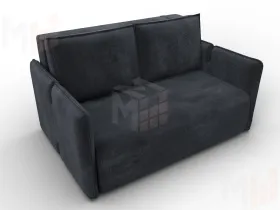 Диван прямой Лига-117 ( TOWER 11 темно-серый )