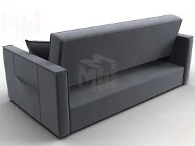 Диван прямой Лига-104 (160) ( SEVEN 17 серый )