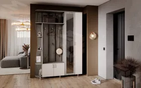 Прихожая Лика-1 крафт серый/кашемир