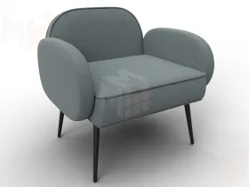 Кресло Лига-086 ( рогожка Амур 07 серый )