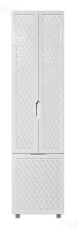 Пенал напольный "3D" 50 В1 с корзиной для белья Домино