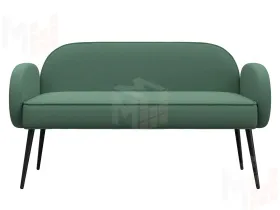 Диван прямой Лига-086 ( Амур 11 зеленый )