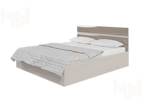 Кровать Ненси 1,4 с подъемным механизмом (ясень/капучино глянец)