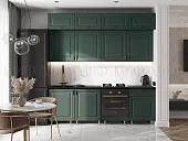 Кухня Престиж 2,4 Браш мени грин