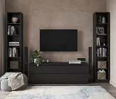 Комод Varma 4D шпон ясень черный