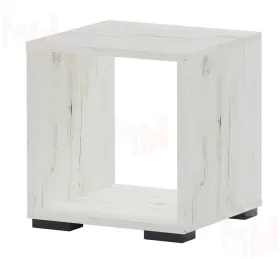 Стеллаж  ГРЕТТА Куб 1 Дуб Крафт белый