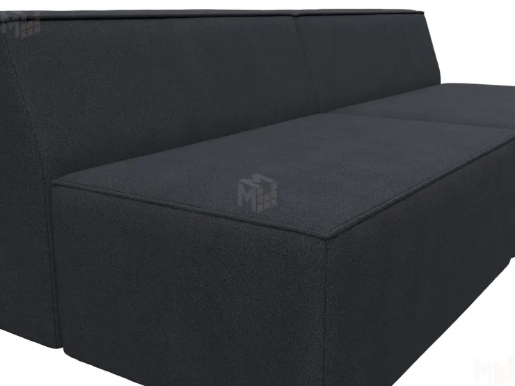 Диван прямой модульный Монс ( JOLY 16 темно-серый )