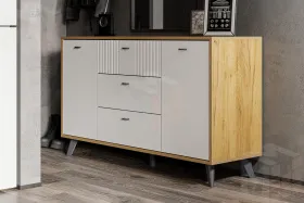 Комод Милан 3 ящика двухстворчатый