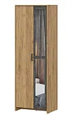 Шкаф двухстворчатый МСП 1  Дуб Золотой / Камень Тёмный