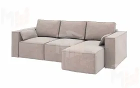 Диван угловой раскладной Бафи комбинация №3 Романо Мокка