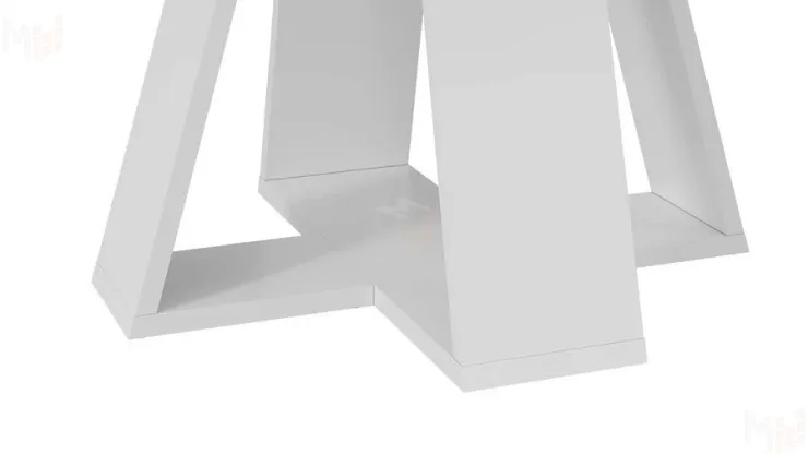 Стол обеденный Райнер Тип 1 Белый, Ателье темный