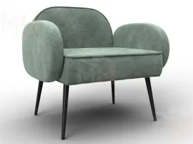 Кресло Лига-086 ( велюр BRUT 08 зеленый )