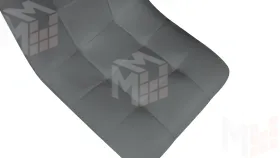 Стул Бруно (паук Т2) Бежевый муар, Кожзам Серый