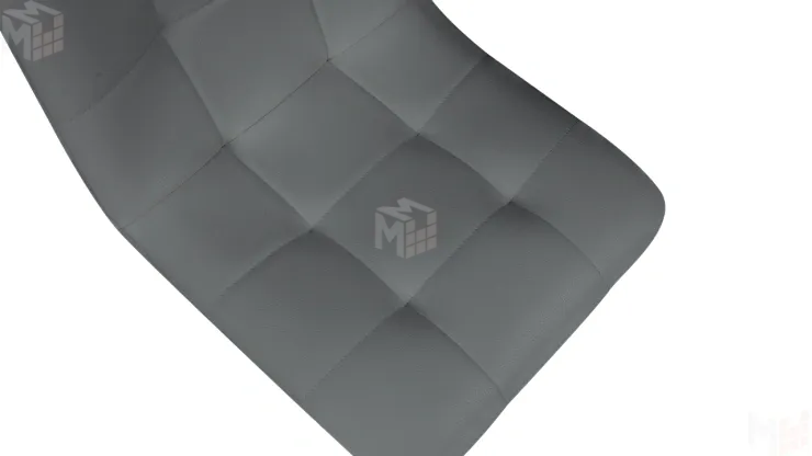 Стул Бруно (паук Т2) Бежевый муар, Кожзам Серый