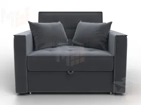 Кресло-кровать Лига-104 (80) ( SEVEN 17 серый )