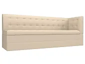 Диван кухонный прямой Бриз с углом справа