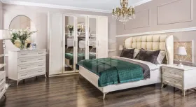 Спальня Нонна 5-ств мокко глянец