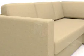 Угловой Диван Джессика 2 бежевый (правый)