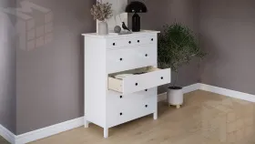 Kомод KЫМOР 6 ящикoв белый