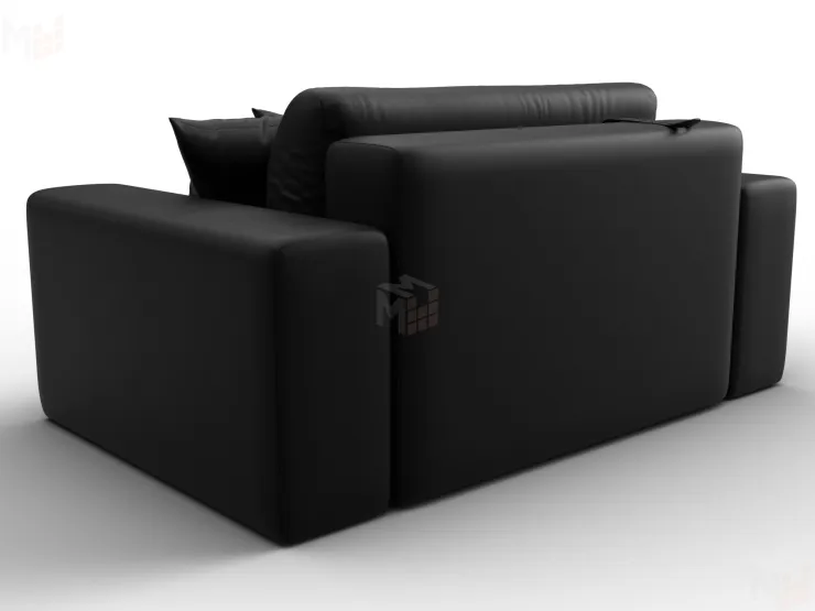 Кресло Лига-036 НПБ ( GRIFON 18 черный )