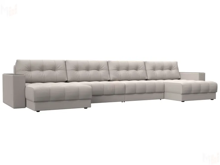 Диван П-образный с декором Лига-049 НПБ Лонг