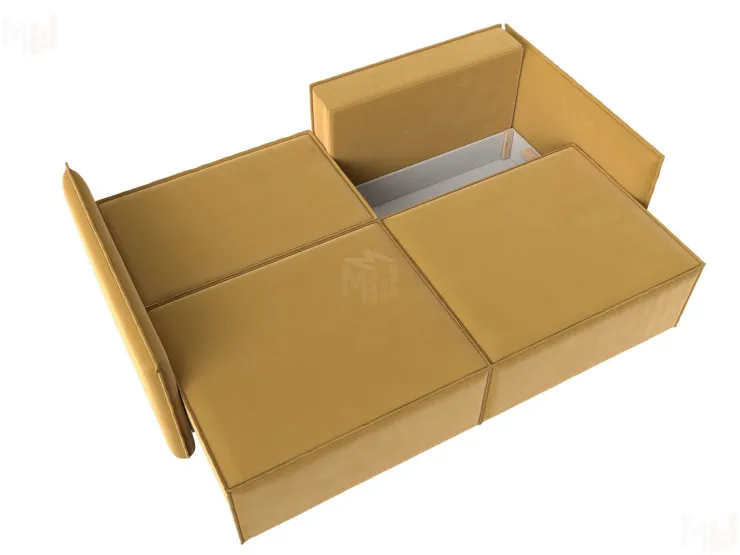 Прямой диван Либерти (Желтый)