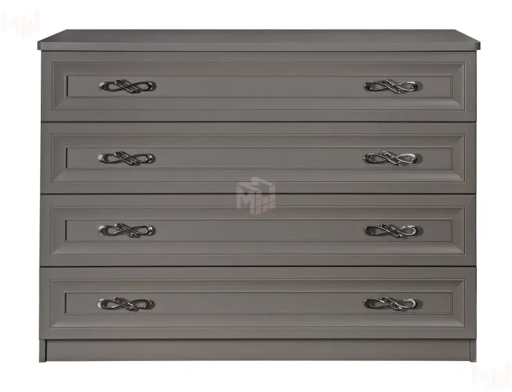 Комод Мишель Лайт 4 ящика серый камень