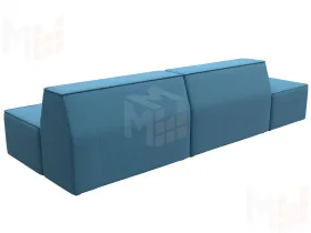 Диван прямой модульный Монс Модерн левый ( Амур голубой )