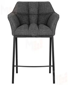 Стул полубарный DOBRIN LUCAS COUNTER (серая ткань (F-22))