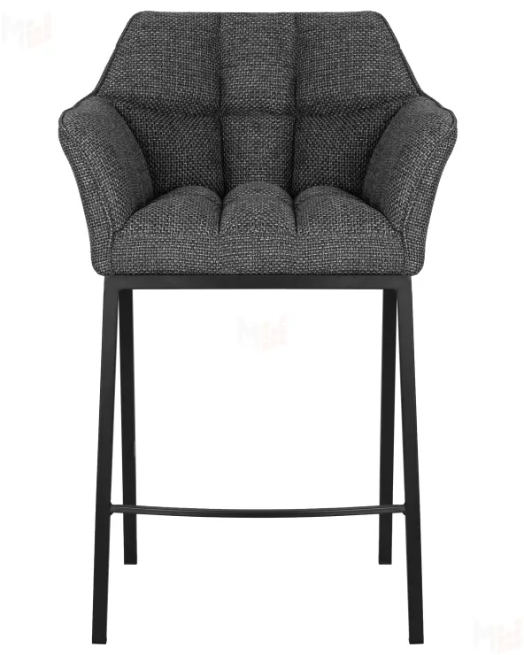 Стул полубарный DOBRIN LUCAS COUNTER (серая ткань (F-22))