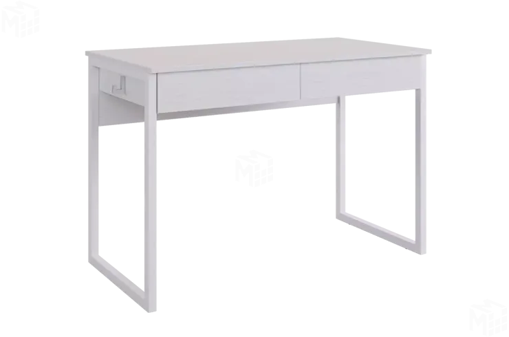 Полка Юниор белое дерево/белый муар