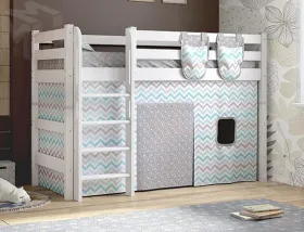 Штора на полувысокую кровать Соня