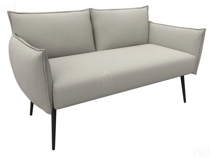 Диван прямой Лига-083 ( рогожка Амур 02 бежевый )