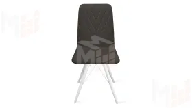 Стул Стенли К3 Белый матовый, Велюр Confetti Stone