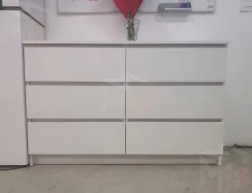 Комод Мори 1200.6 белый