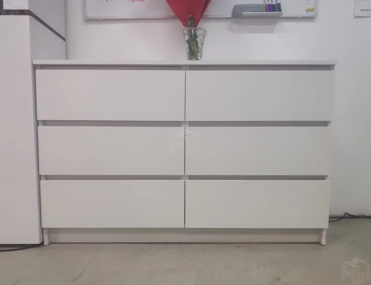 Комод Мори 1200.6 белый