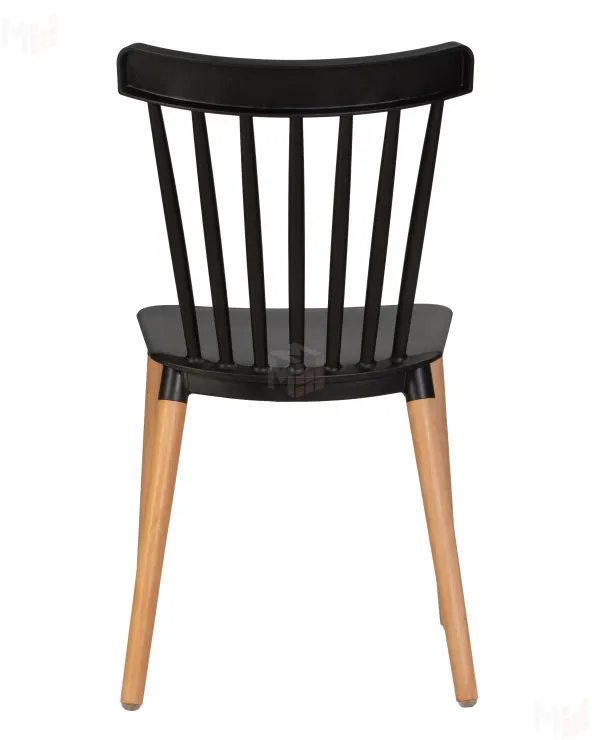 Стул обеденный DOBRIN THEO (ножки светлый бук, цвет черный (B-03))