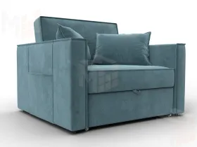 Кресло-кровать Лига-104 (80) ( SEVEN 113 бирюзовый )