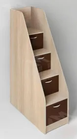 Двухъярусная кровать Фанки Кидз-2 с лестницей-комодом