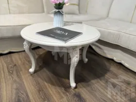 Столик круглый Мокко бежевый