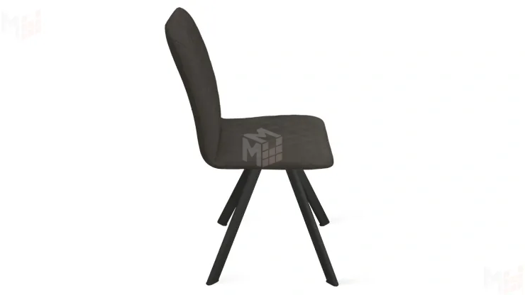 Стул Стенли К2 Черный муар, Велюр Confetti Stone