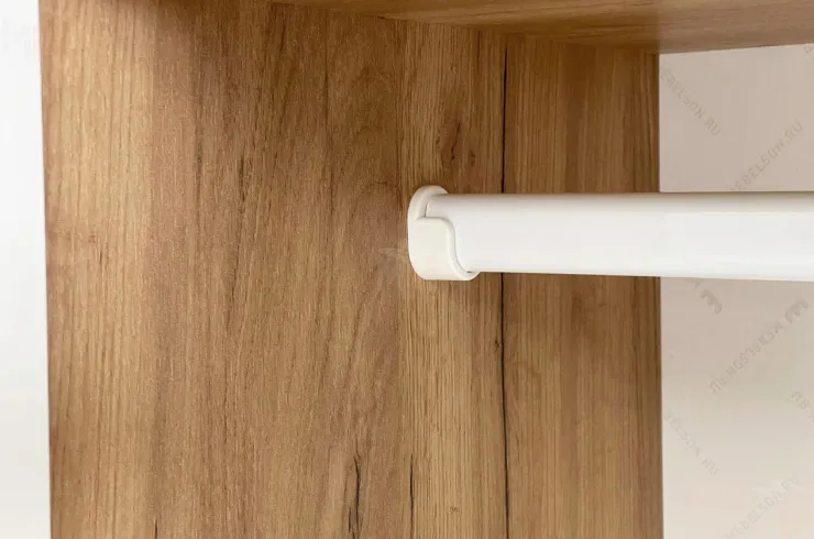 Шкаф комбинированный (с ящ. 1-створчатый) Форсаж дуб крафт золотой/белый