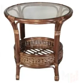 Стол из ротанга «Пеланги» круглый