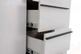 Комод Николь 8 Кашемир/Ручки-черные матовые