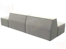 Диван прямой модульный Монс Модерн правый ( TOWER 01 молочный )