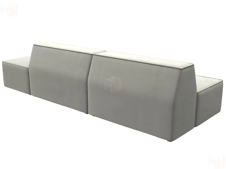 Диван прямой модульный Монс Модерн правый ( TOWER 01 молочный )