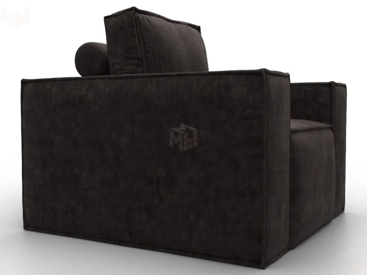 Кресло Лига-081 НПБ ( BRUT 17 коричневый )