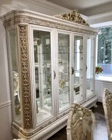 Сервант Алсу белый глянец