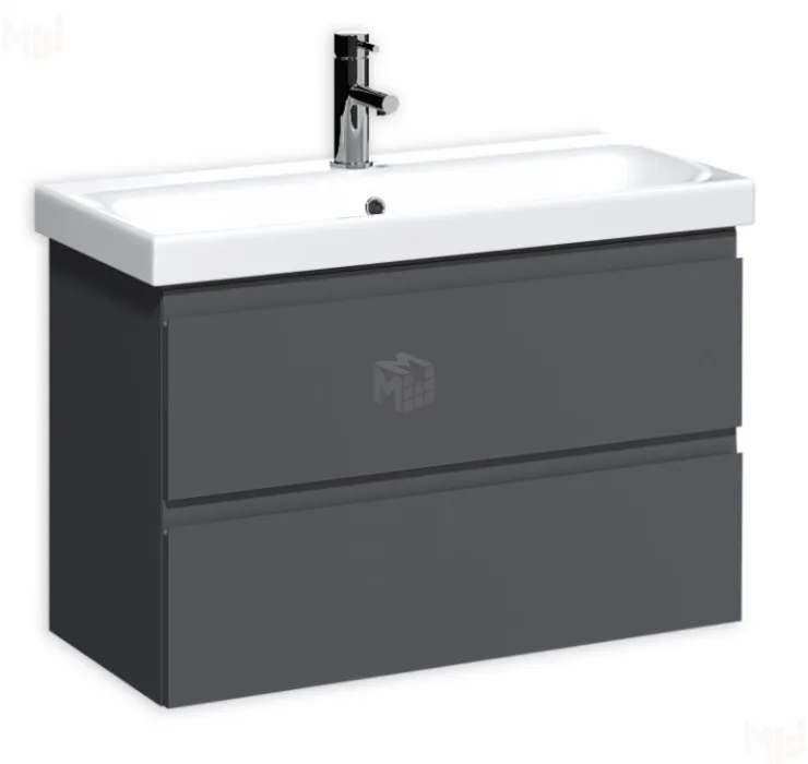 Тумба подвесная под умывальник "Moduo 80" Graffo В2 Домино