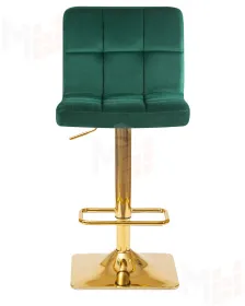 Стул барный DOBRIN GOLDIE (зеленый велюр (MJ9-88))